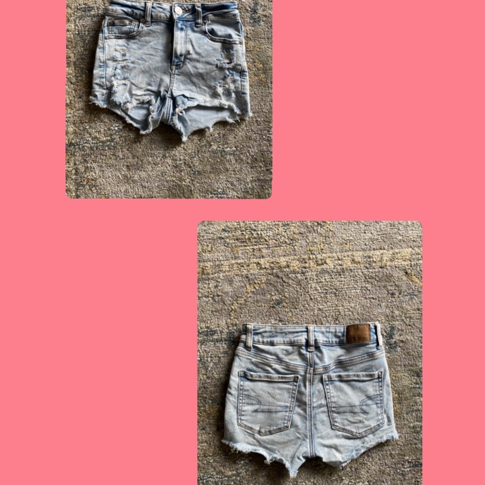 Cute denim jean shorts, size 0